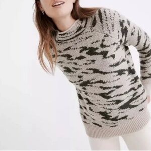 Madewell Alexia Alpaca Mock Neck Sweater Size XS